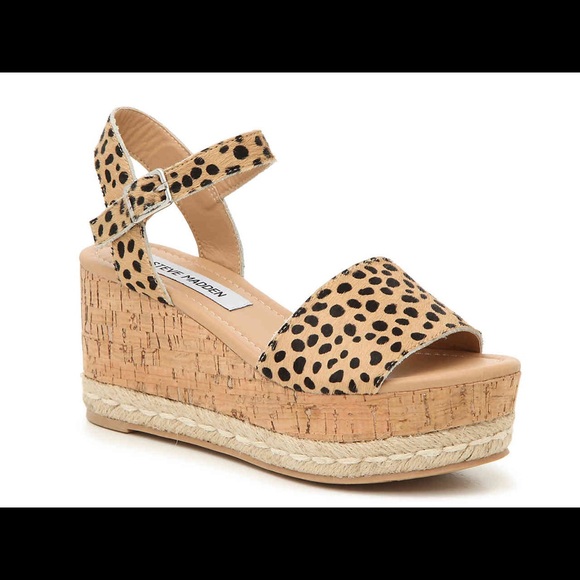 Steve Madden Shoes - Steve Madden “Prima” Animal Print Wedges